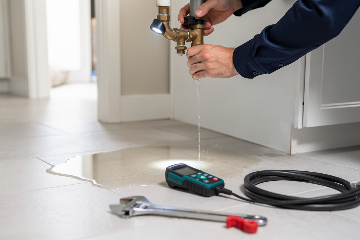 Valdez Brothers Plumbing professional leak detection and repair service in Orem, UT
